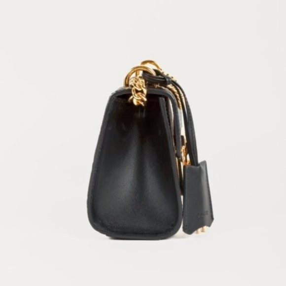 Gucci Small Black Leather Guccissima GG Padlock Bag - Picture 3 of 14